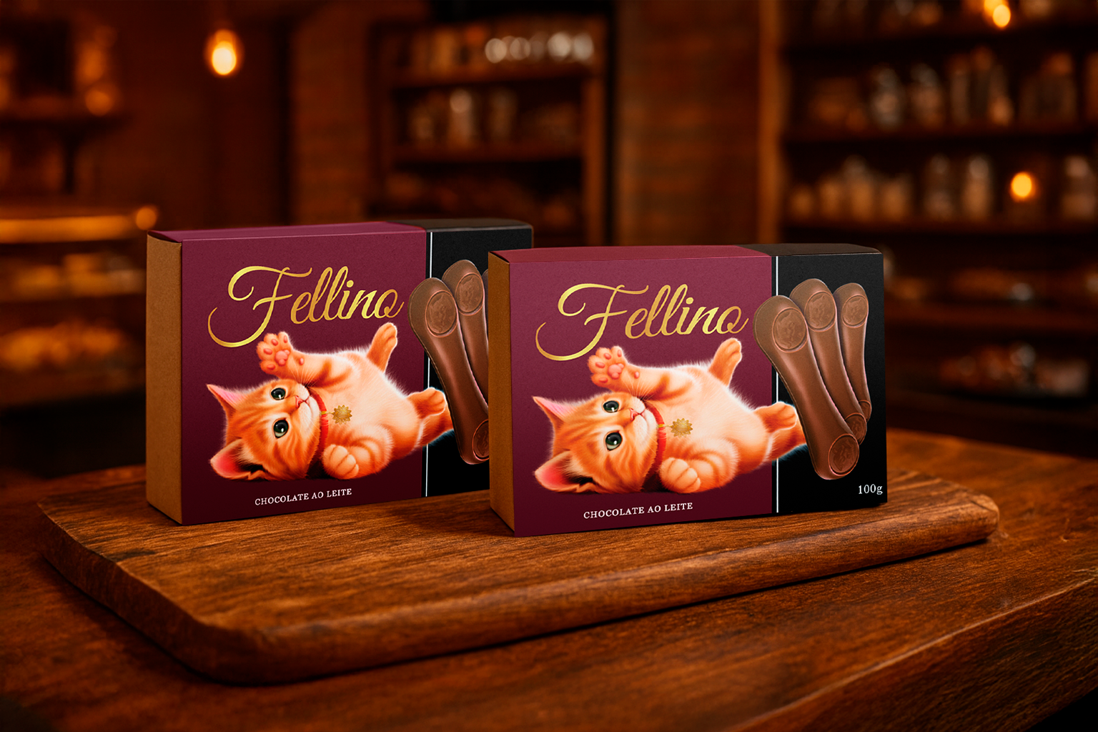 Fellino um Chocolate com Alma e Bigodes